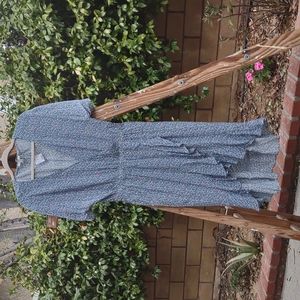 NWT J.Crew Factory Mercantile Cross Front Jersey Dress M